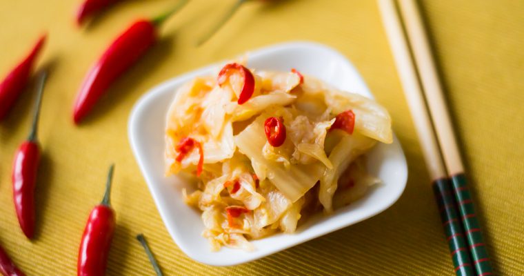Jemně pálivé Kimchi